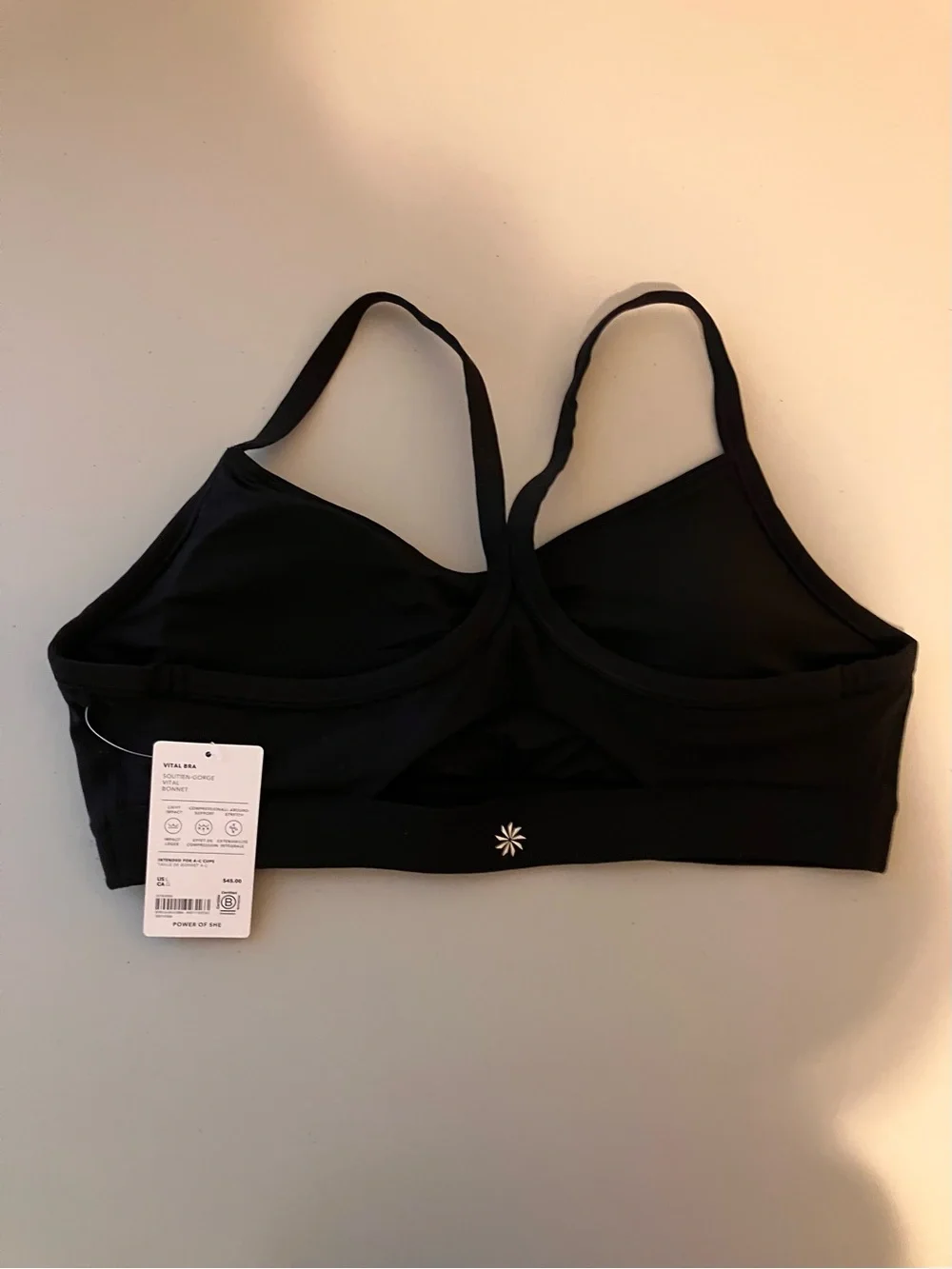 Athleta black removable
